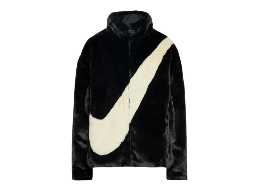 Nike Nike NSW Faux Fur Jacket Black (Asia Sizing) (W)