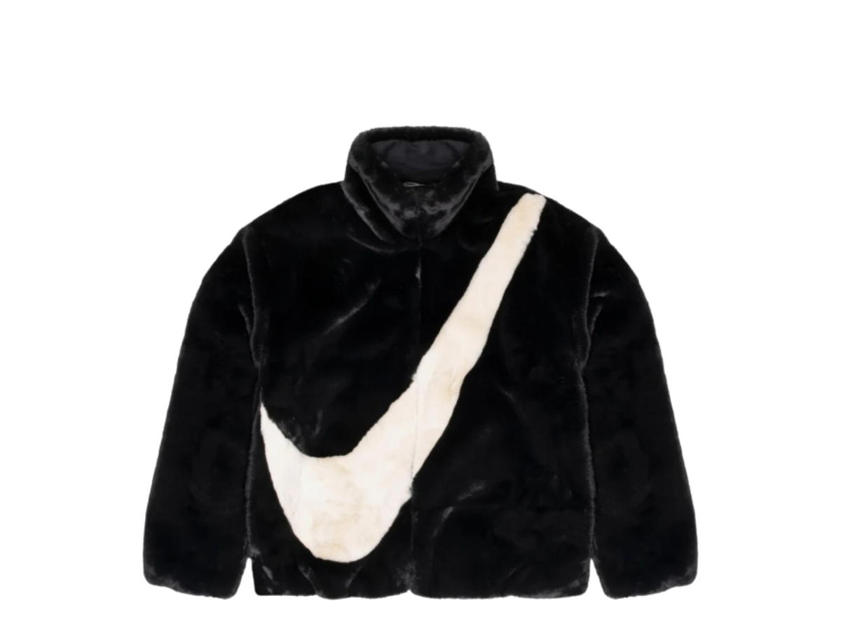 Nike Nike NSW Faux Fur Jacket Black Asia (W)