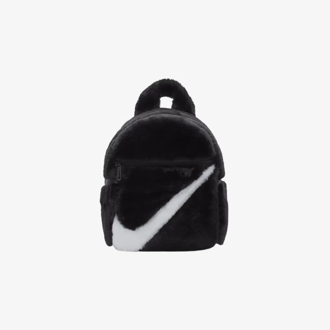 Nike Nike NSW Futura 365 Faux Fur Mini Backpack Black White