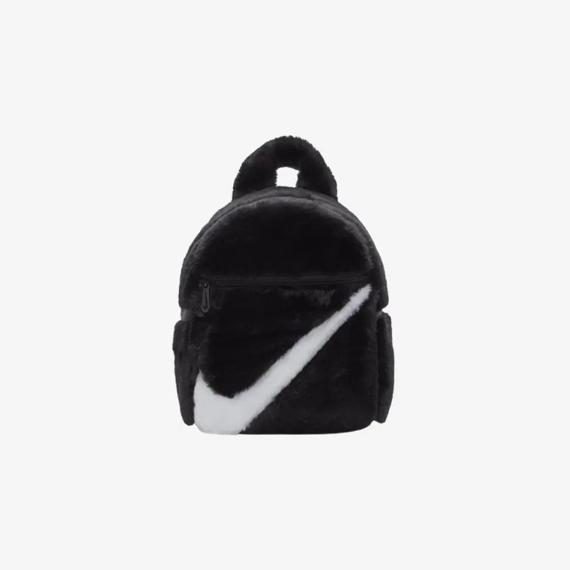Nike Nike NSW Futura 365 Faux Fur Mini Backpack Black White