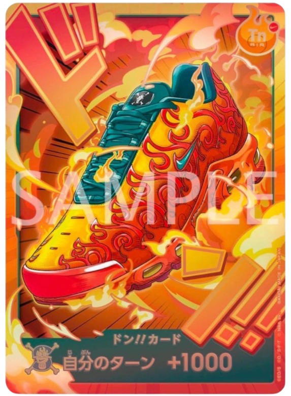 Nike Nike X One Piece Air Max Plus Mera Mera DON!! Promo Card (JP)