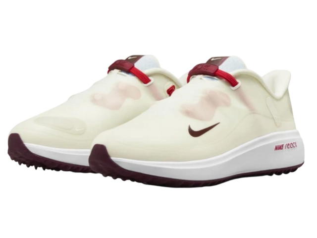 Nike Nike React Ace Tour FlyEase Golf Shoes Sail Fusion Red White (W) - view 3
