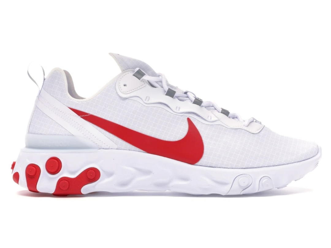 Nike Nike React Element 55 White Red