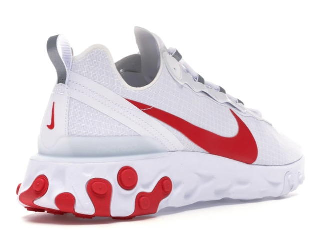Nike Nike React Element 55 White Red - view 3