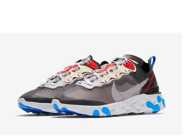 Nike Nike React Element 87 Dark Grey Photo Blue - view 3