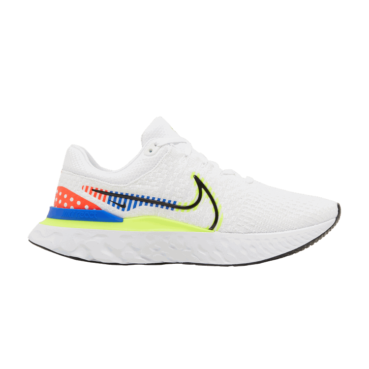 Nike Nike React Infinity Run Flyknit 3 Premium 'White Racer Blue Volt'