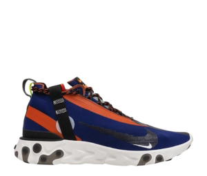 Buy Nike React Runner Mid WR ISPA Blue Void Team Orange at Sasom – Authentic and Ready to Ship