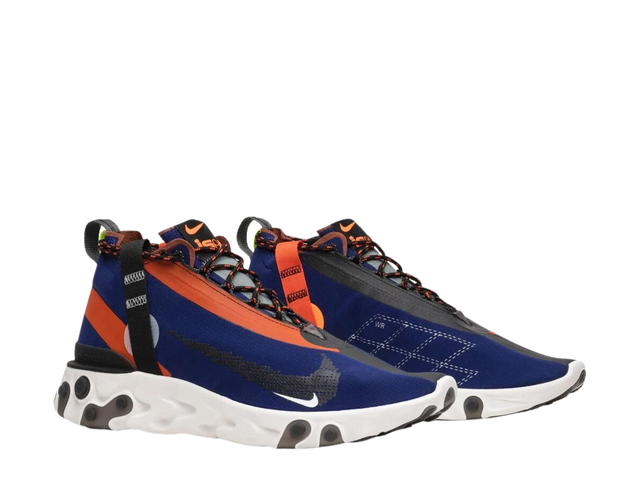 Nike Nike React Runner Mid WR ISPA Blue Void Team Orange - view 3
