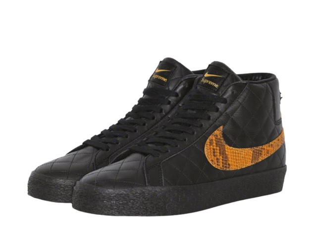 Nike Nike SB Blazer Mid QS Supreme Black - view 2
