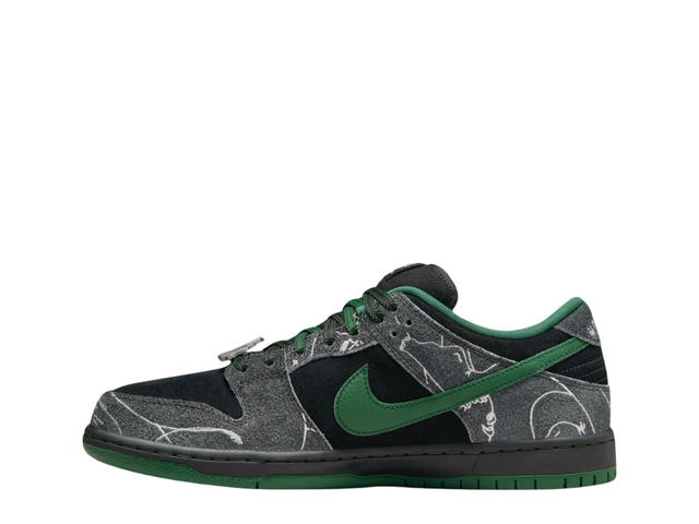 Nike Nike SB Dunk Low Pro x There Anthracite And Gorge Green - view 2
