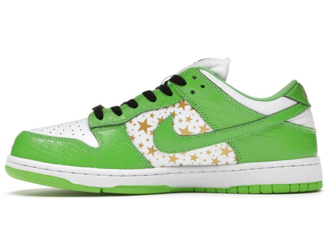 Nike Nike SB Dunk Low Supreme Stars Mean Green (2021) - view 2