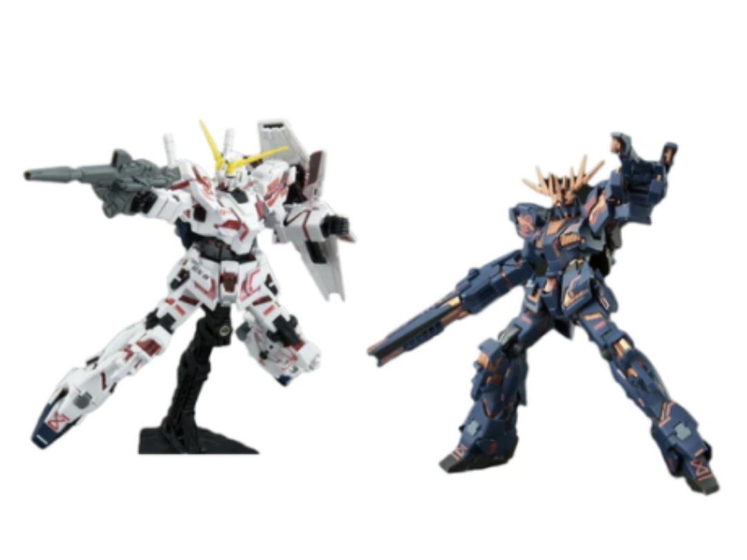 Nike Nike SB Unicorn Gundam x Bandai Gundam (1/144 Scale) Model Kit Action Figure Set