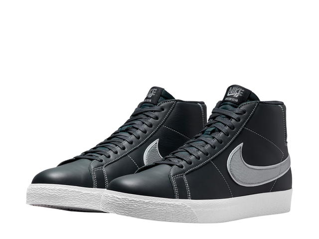 Nike Nike SB Zoom Blazer Mid Mason Silva Dark Obsidian Metallic Silver - view 3