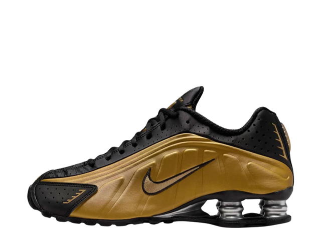 Nike Nike Shox R4 Black Metallic Gold (Women's) - view 2