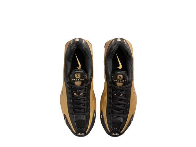 Nike Nike Shox R4 Black Metallic Gold (Women's) - view 3