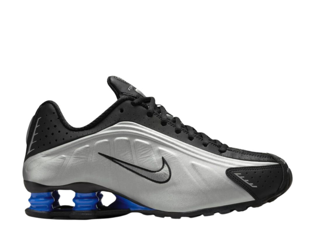 Nike Nike Shox R4 Metallic Silver Black Racer Blue (Women's)