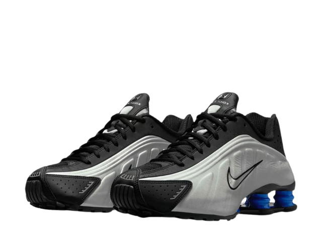 Nike Nike Shox R4 Metallic Silver Black Racer Blue (Women's) - view 3