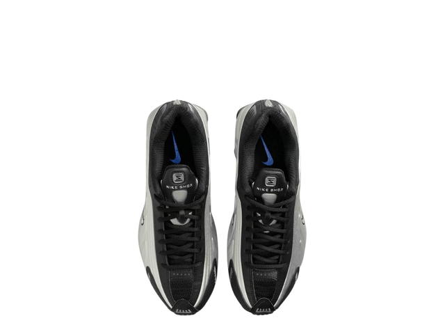 Nike Nike Shox R4 Metallic Silver Black Racer Blue (Women's) - view 4