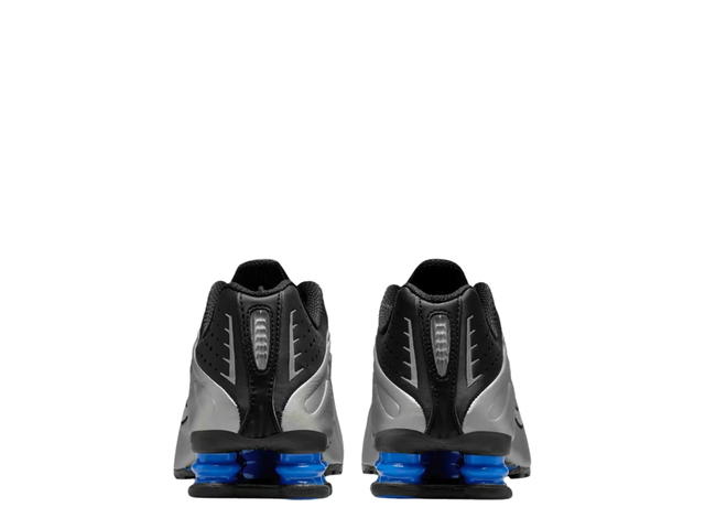 Nike Nike Shox R4 Metallic Silver Black Racer Blue (Women's) - view 5
