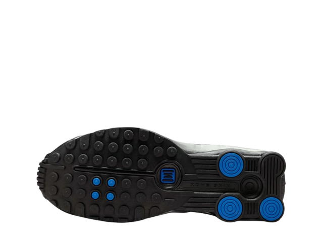 Nike Nike Shox R4 Metallic Silver Black Racer Blue (Women's) - view 6