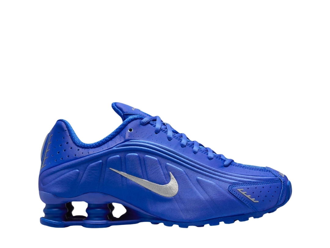 Nike Nike Shox R4 Racer Blue And Metallic Silver (W)