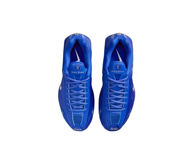 Nike Nike Shox R4 Racer Blue And Metallic Silver (W) - view 5