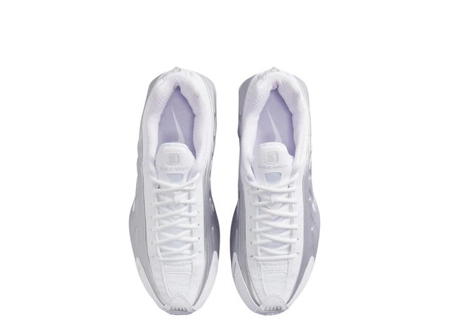 Nike Nike Shox R4 White And Metallic Platinum (W) - view 5
