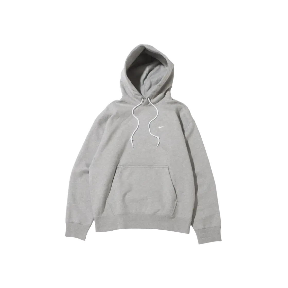 Nike Nike Solo Swoosh Fleece Pullover Hoodie Grey - US/EU