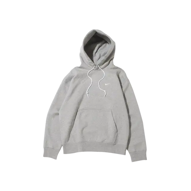 Nike Nike Solo Swoosh Fleece Pullover Hoodie Grey - US/EU - view 1