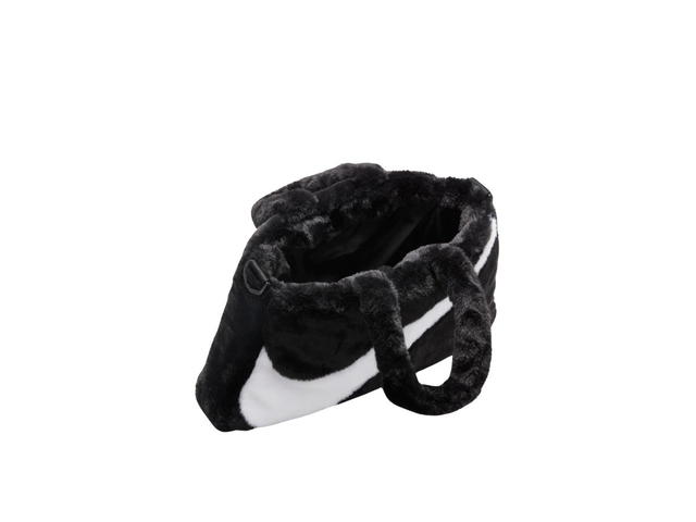 Nike Nike Sportswear Faux Fur Tote Black-White - view 4