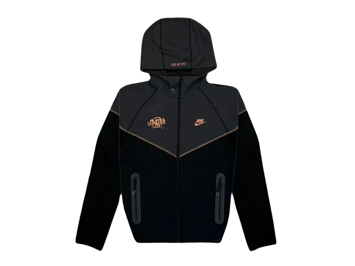 Nike Nike Sportswear Tech Fleece x Central Cee Full Zip Hoodie Black/Metallic Red Bronze