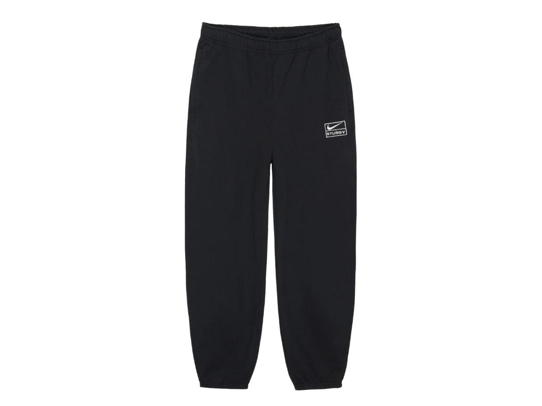 Nike Nike Stussy Washed Fleece Pants Black-Sail