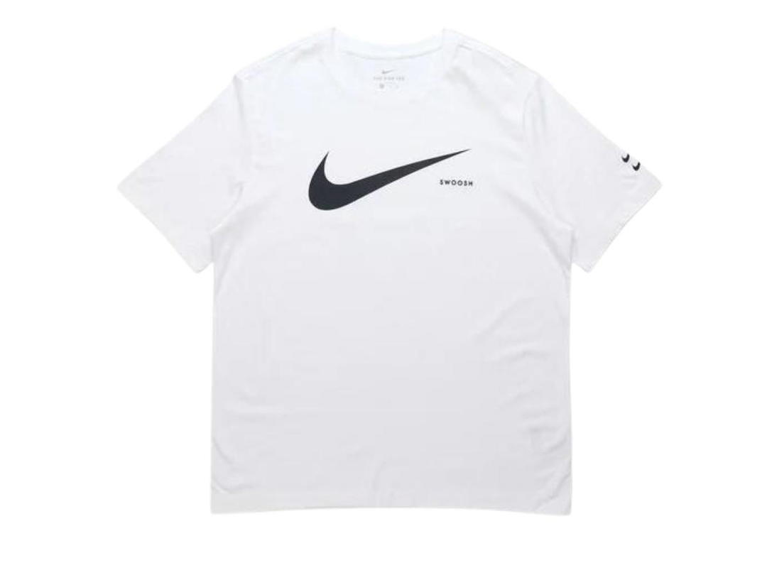 Nike Nike Swoosh Logo Knit Round Neck White