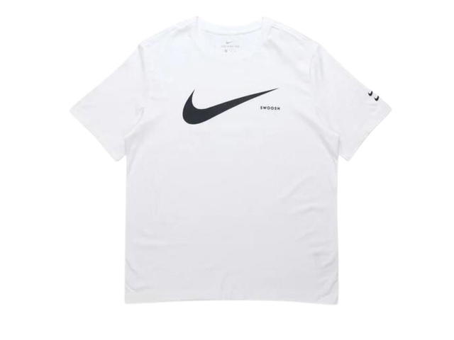 Nike Nike Swoosh Logo Knit Round Neck White - view 1