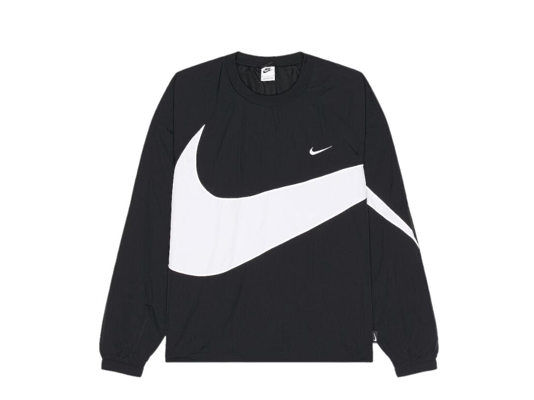 Nike Nike Swoosh Woven Jacket Black White