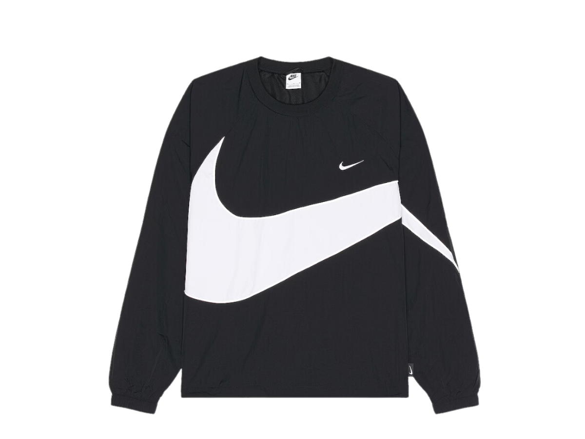 Nike Nike Swoosh Woven Jacket Black White