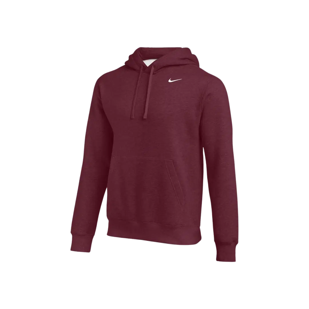 Nike Nike Team Club Fleece Pullover Hoodie Dark Maroon
