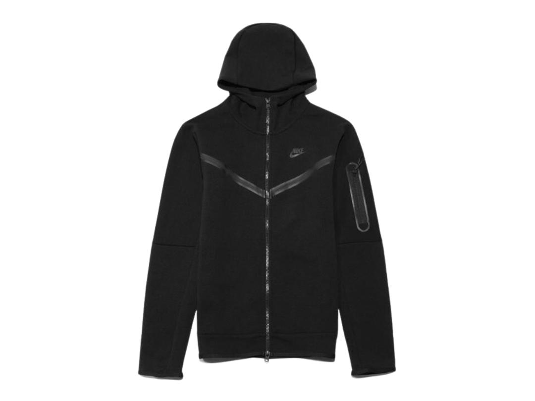 Nike Nike Tech Fleece Full Zip Hoodie Black