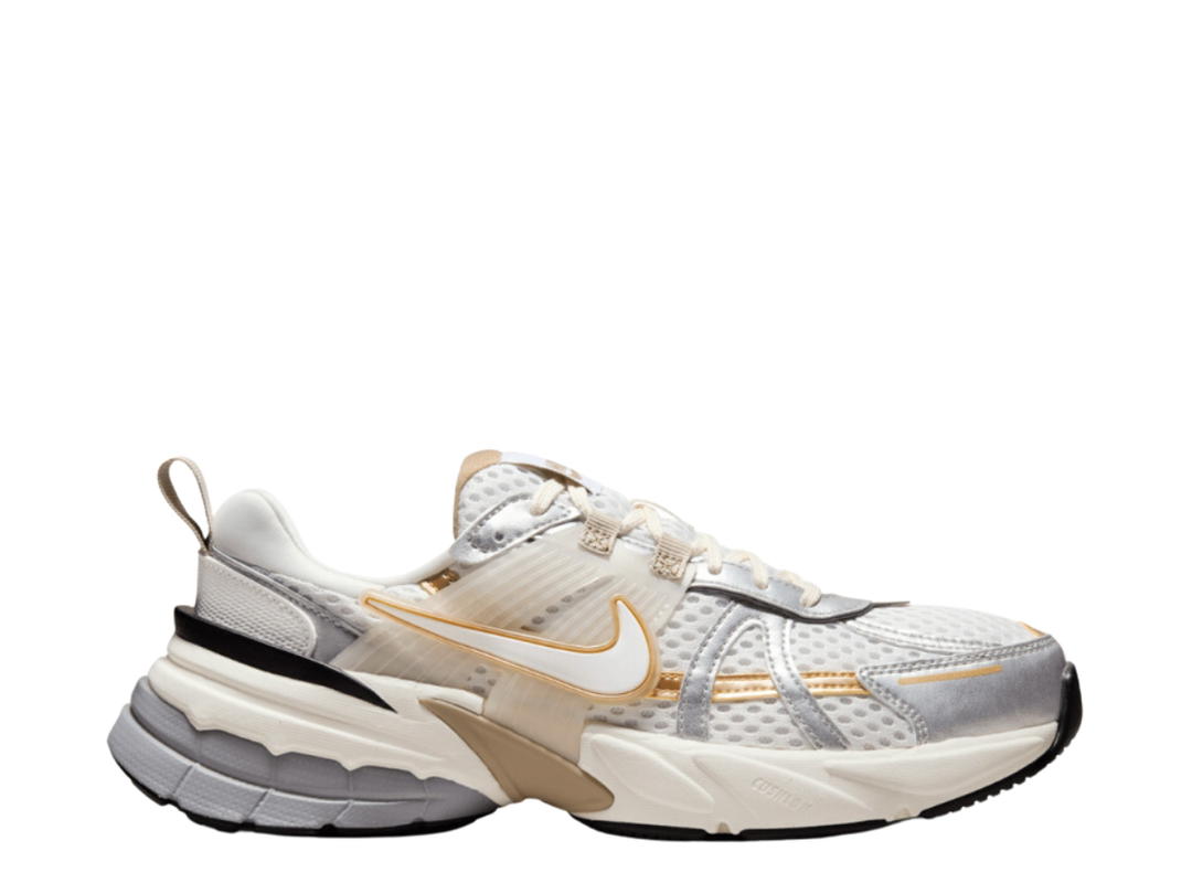 Nike Nike V2K Run White Khaki Metallic Silver (W)