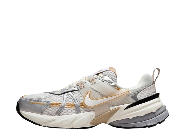 Nike Nike V2K Run White Khaki Metallic Silver (W) - view 2