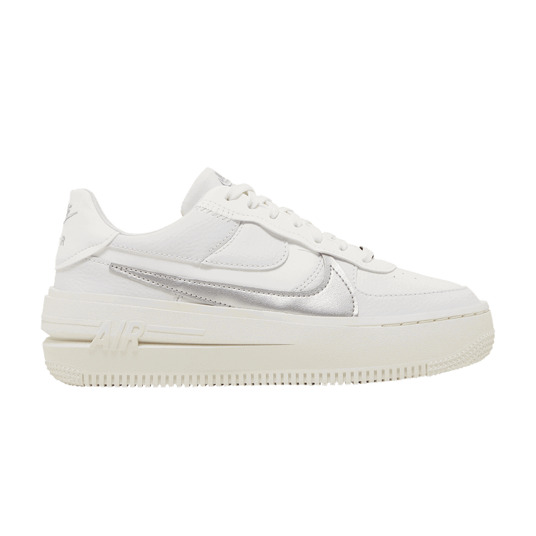 Nike Nike Air Force 1 PLT.AF.ORM Summit White Metalic Silver (Women's)