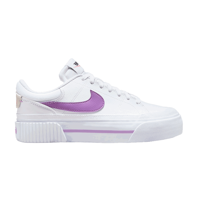 Nike Nike Wmns Court Legacy Lift 'White Rush Fuchsia'