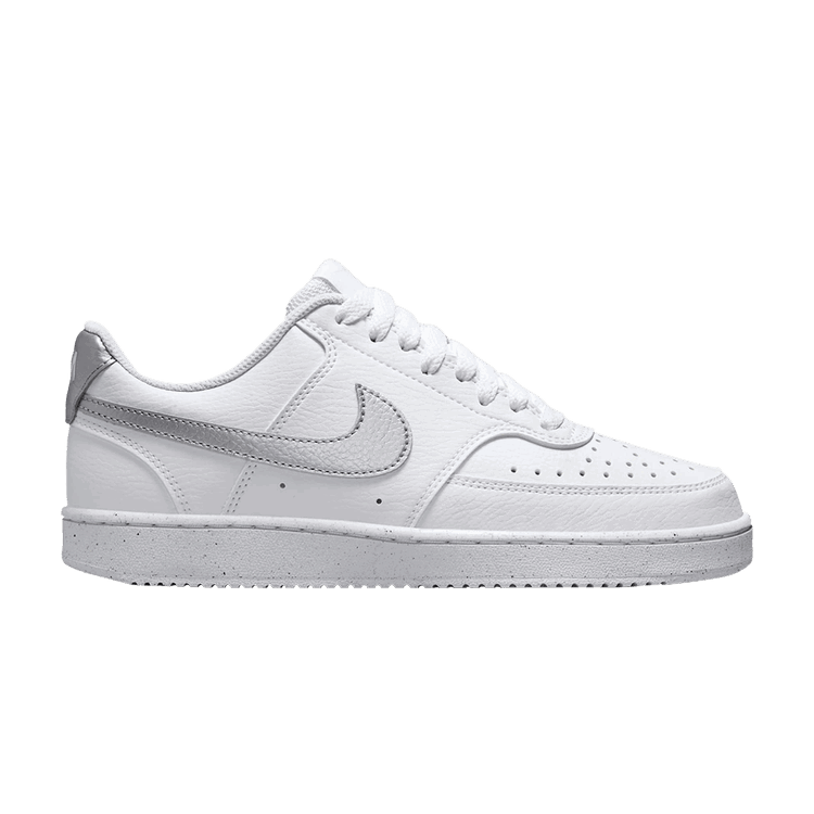 Nike Nike Wmns Court Vision Low Next Nature 'White Metallic Silver'