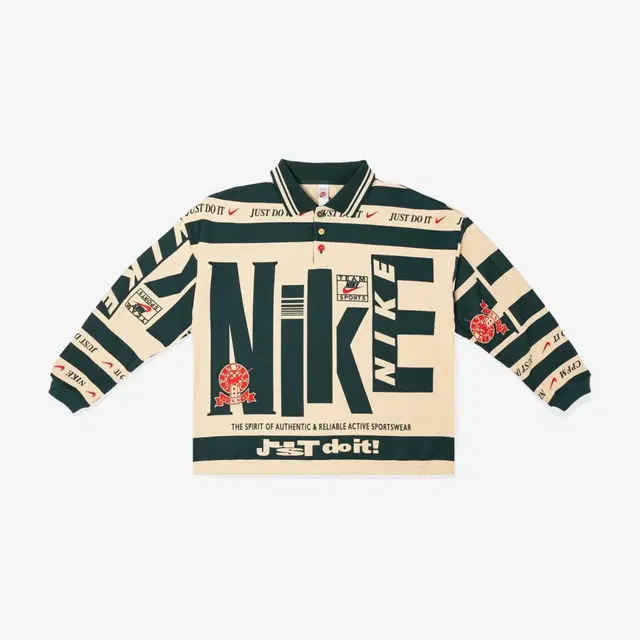Nike Nike x Cactus Plant Flea Market Long Sleeve Polo Natural - Asia - view 2