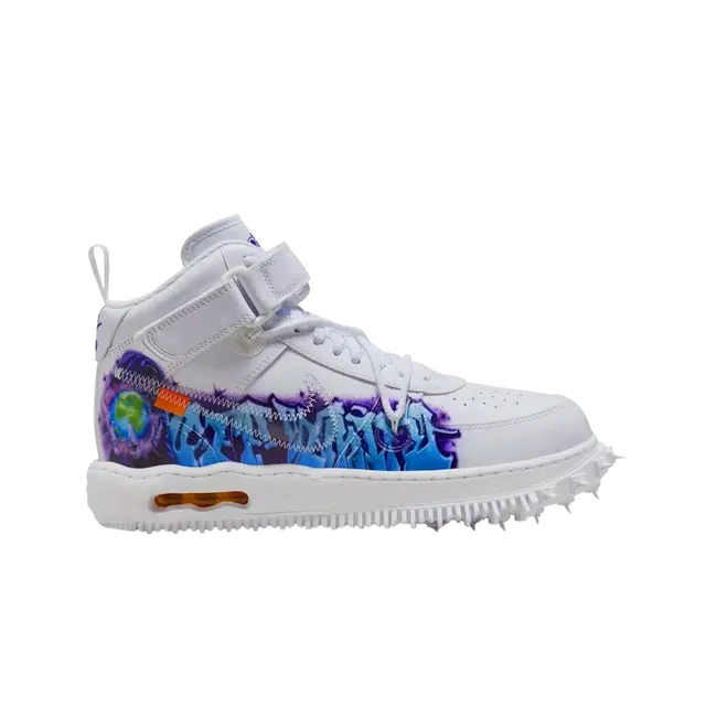 Nike Nike Air Force 1 Mid Off-White Graffiti White - view 1