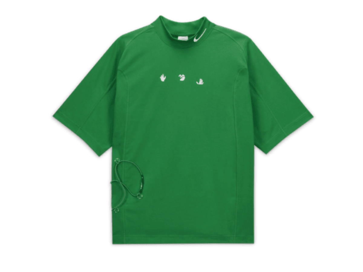 Nike Nike X Off-White Short Sleeve Top Green (Asia Sizing)
