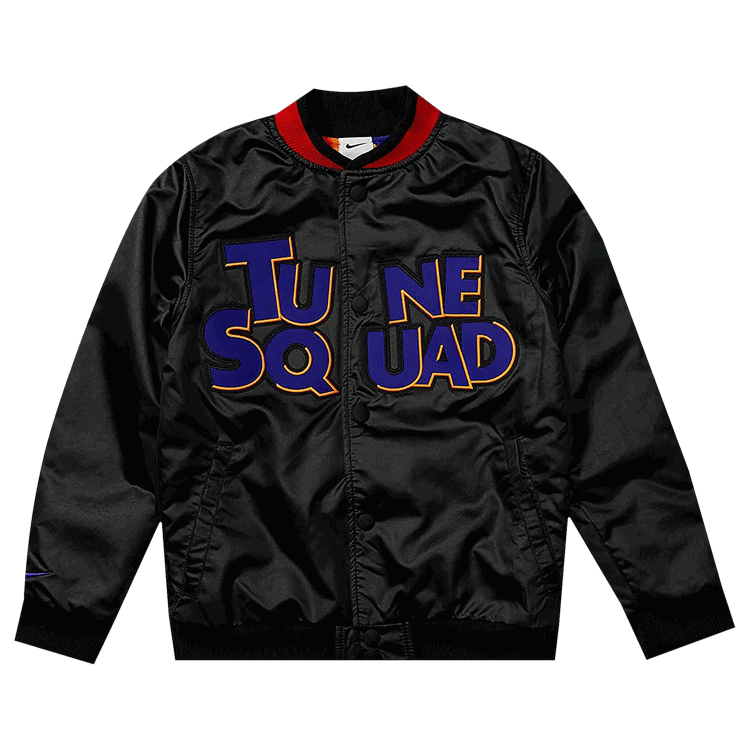 Nike Nike x Space Jam: A New Legacy Tune Squad Varsity Jacket 'Black/White/Concord'