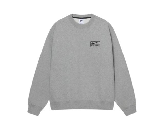 Nike Nike X Stussy Crew Fleece Dark Grey Heather (Asia Sizing) - view 1