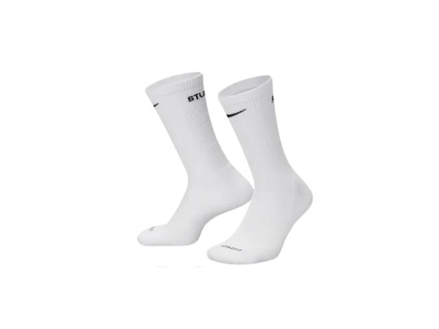 Nike Nike x Stussy Cushioned Crew Socks (3 Pairs) White - view 3