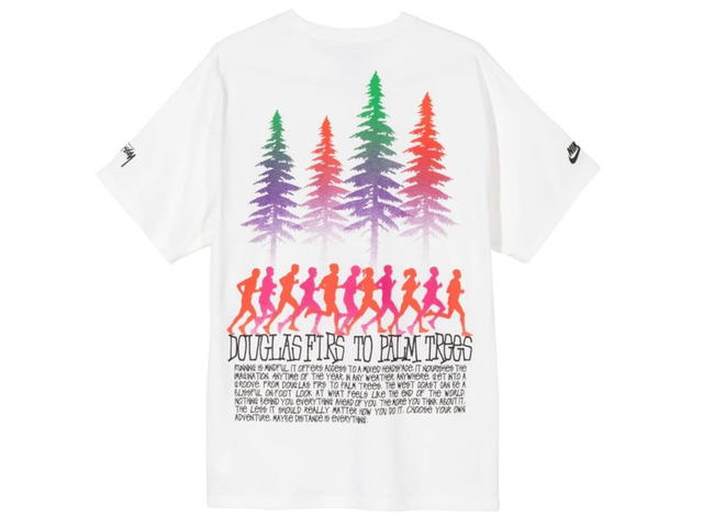 Nike Nike X Stussy Douglas Firs to Palm Trees T-Shirt White - view 2